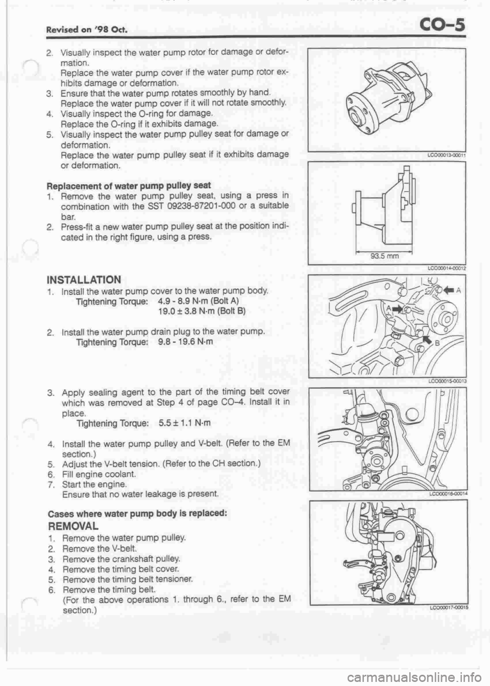 DAIHATSU CUORE 1998  Service Repair Manual 