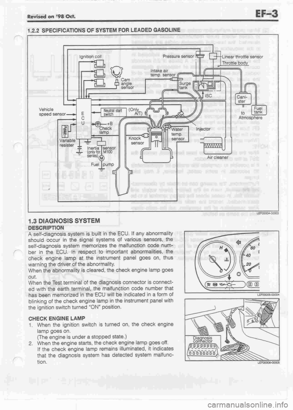DAIHATSU CUORE 1998  Service Repair Manual 