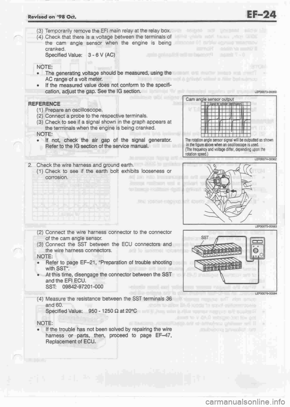 DAIHATSU CUORE 1998  Service Repair Manual 