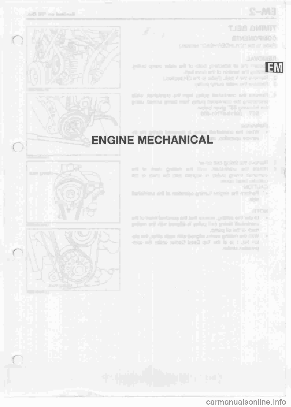 DAIHATSU CUORE 1998  Service Repair Manual 