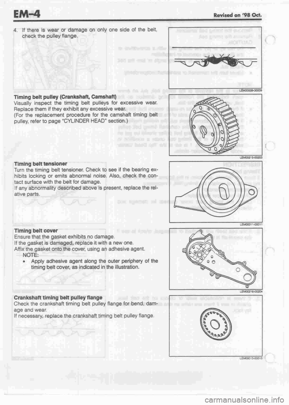 DAIHATSU CUORE 1998  Service Repair Manual 
