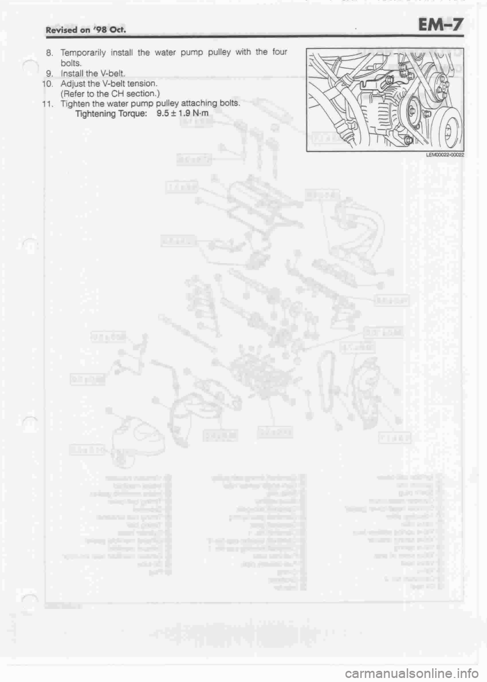 DAIHATSU CUORE 1998  Service Repair Manual 