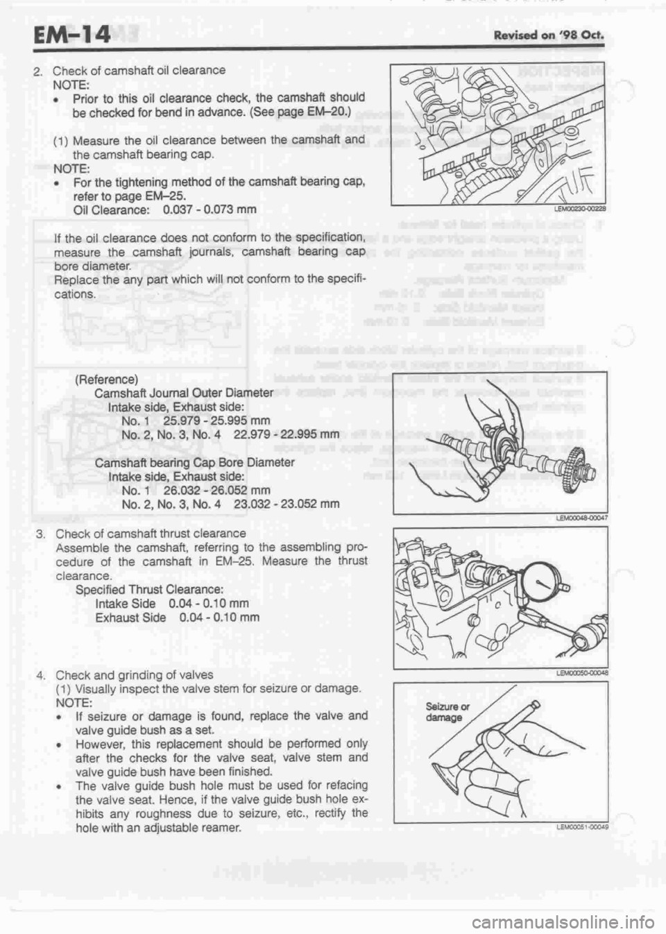 DAIHATSU CUORE 1998  Service Repair Manual 