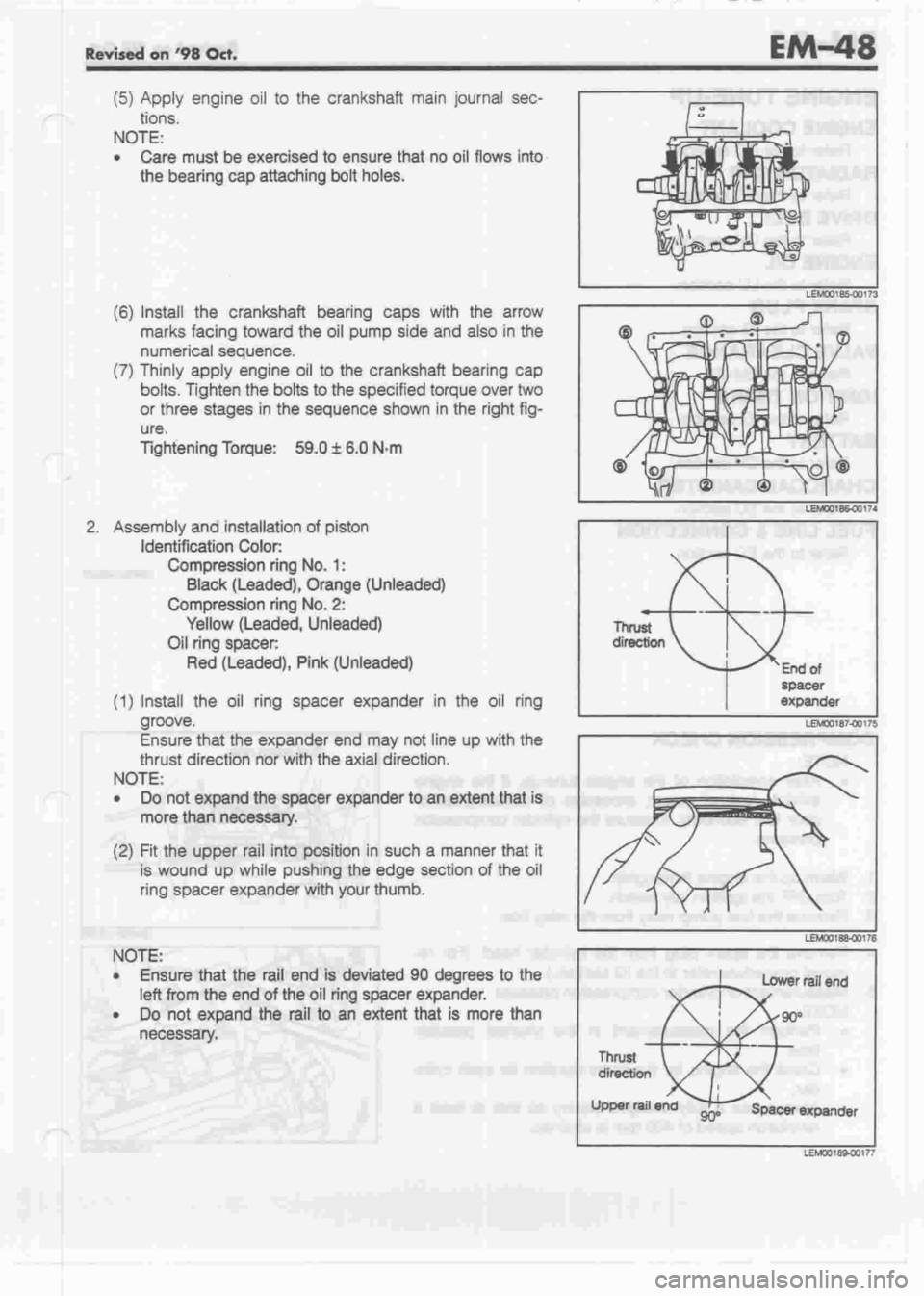 DAIHATSU CUORE 1998  Service Repair Manual 