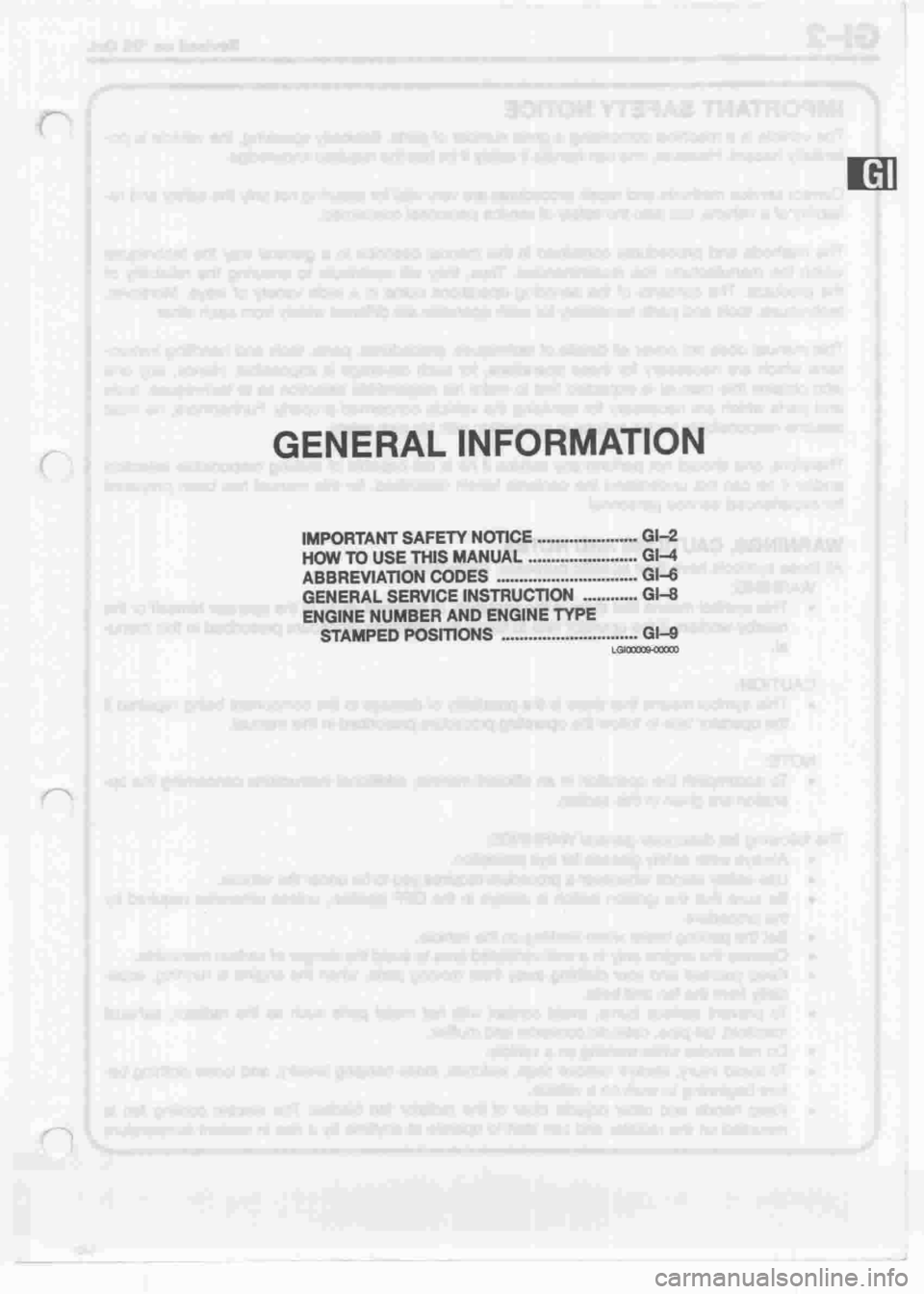 DAIHATSU CUORE 1998  Service Repair Manual 