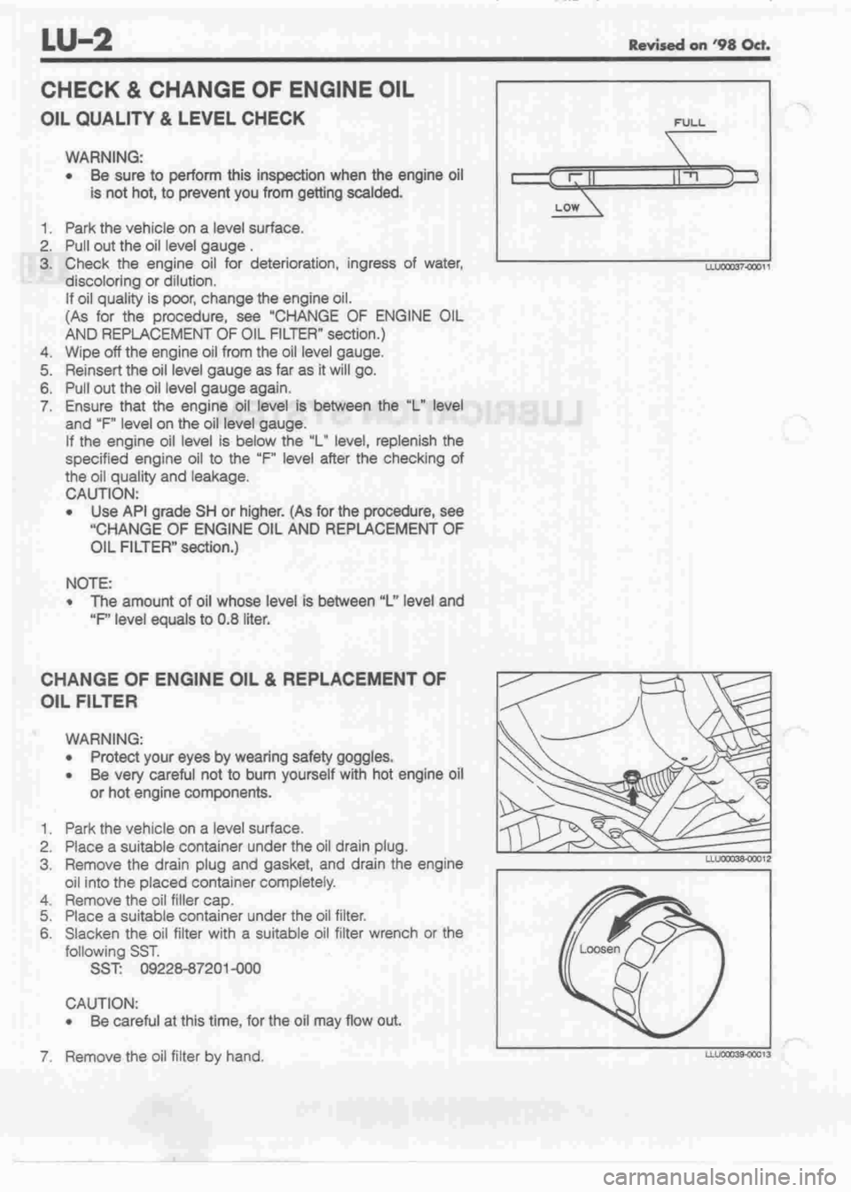 DAIHATSU CUORE 1998  Service Repair Manual 