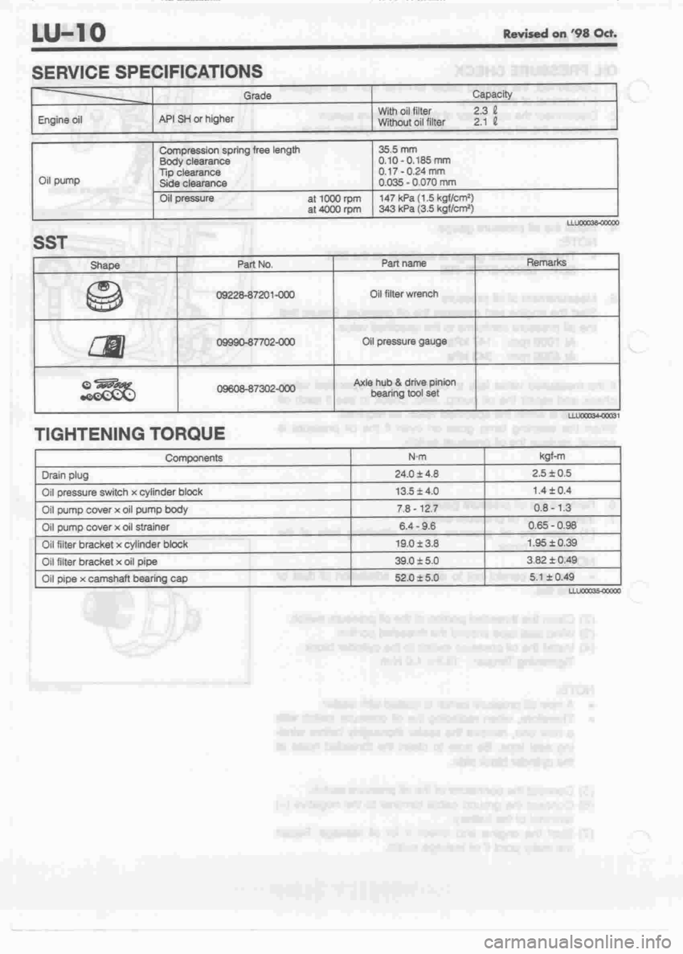 DAIHATSU CUORE 1998  Service Repair Manual 