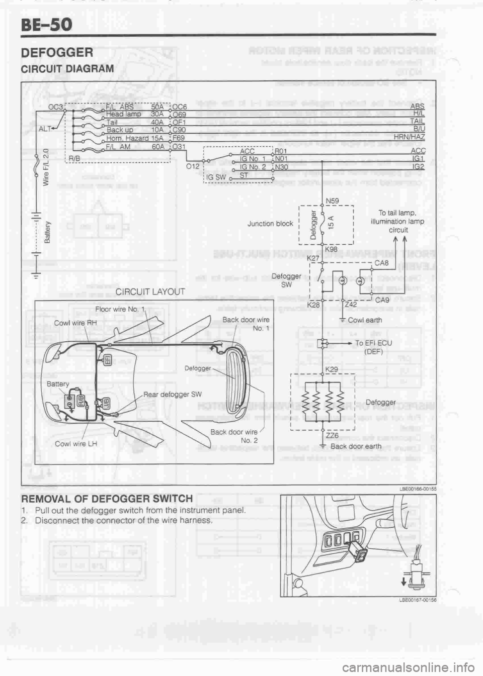 DAIHATSU CUORE 1998  Service Repair Manual 