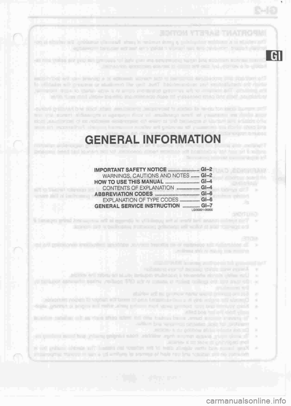 DAIHATSU CUORE 1998  Service Repair Manual 