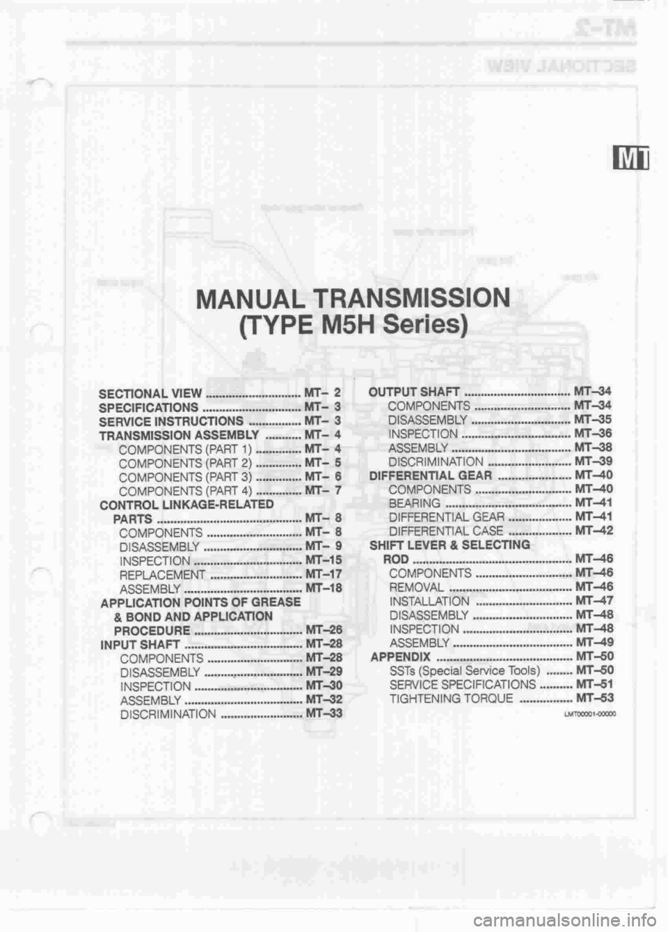 DAIHATSU CUORE 1998  Service Repair Manual 