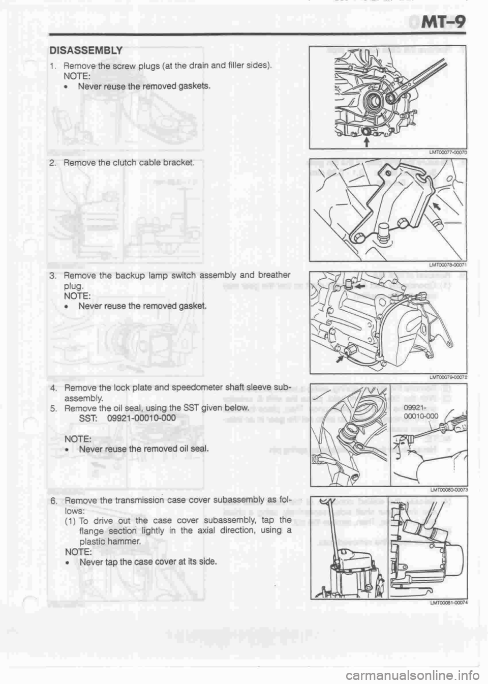 DAIHATSU CUORE 1998  Service Repair Manual 