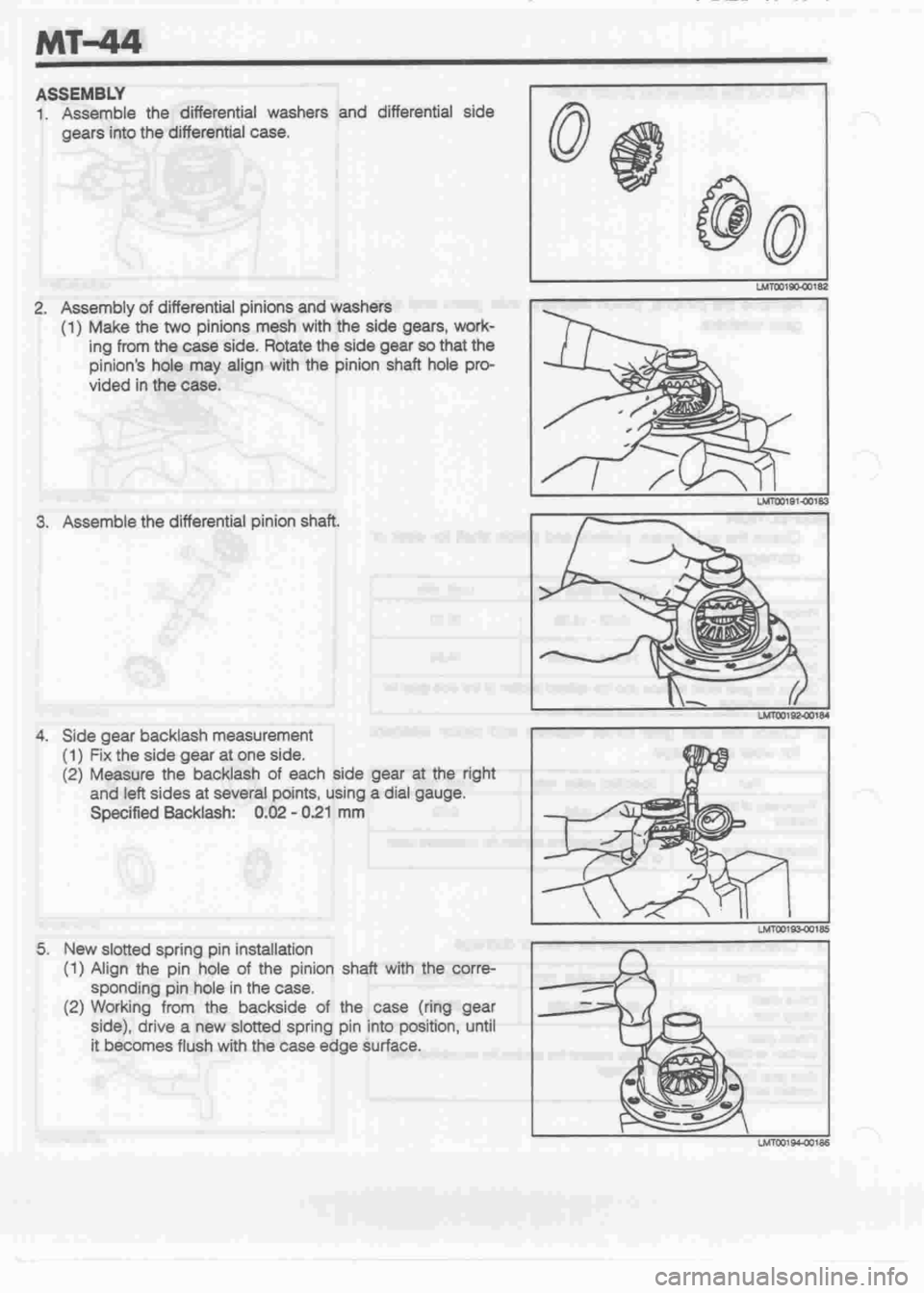 DAIHATSU CUORE 1998  Service Repair Manual 