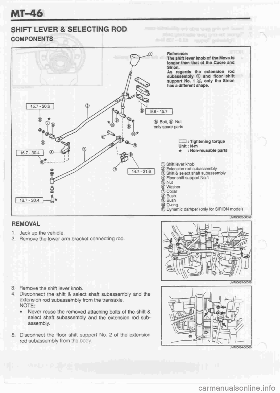 DAIHATSU CUORE 1998  Service Repair Manual 