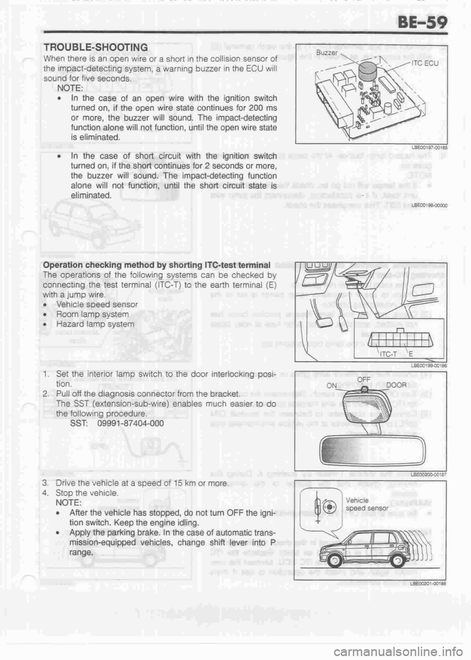 DAIHATSU CUORE 1998  Service Repair Manual 