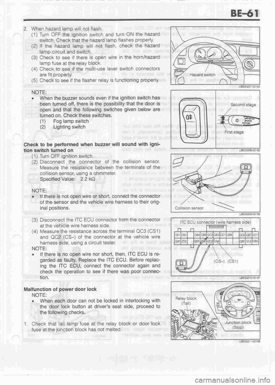 DAIHATSU CUORE 1998  Service Repair Manual 