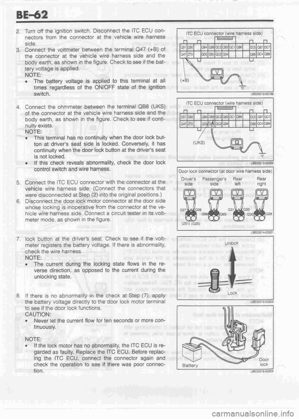 DAIHATSU CUORE 1998  Service Repair Manual 