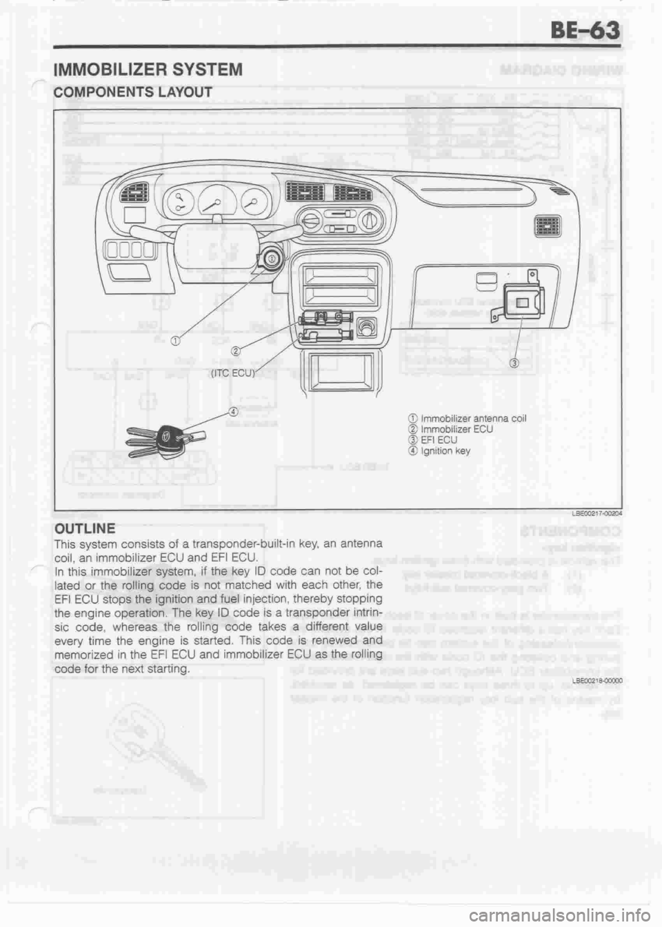 DAIHATSU CUORE 1998  Service Repair Manual 