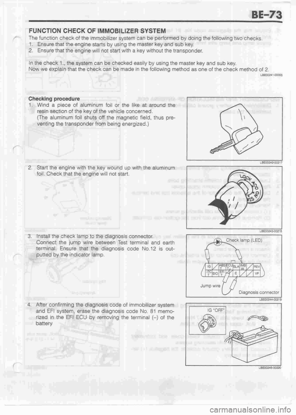 DAIHATSU CUORE 1998  Service Repair Manual 