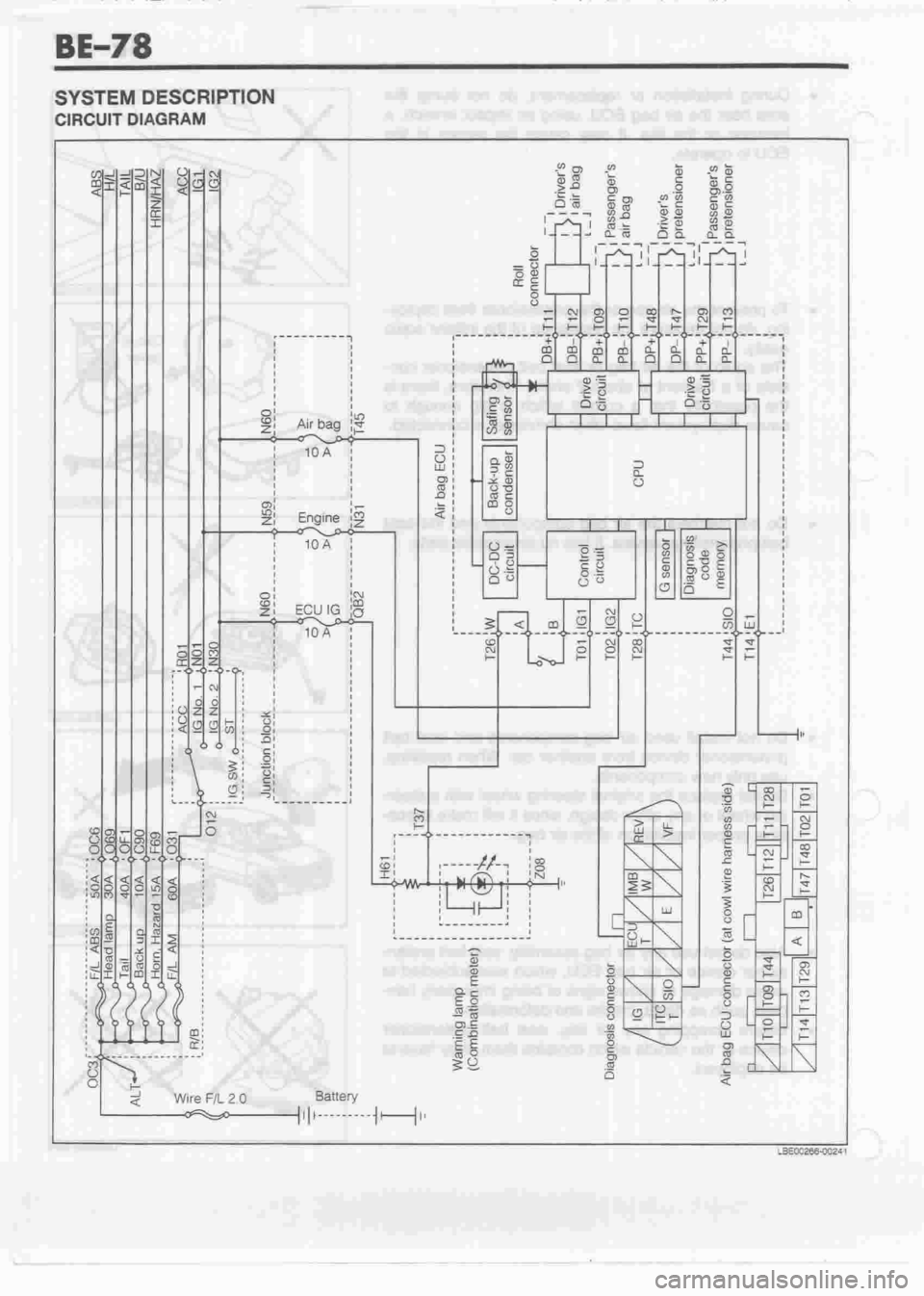 DAIHATSU CUORE 1998  Service Repair Manual 