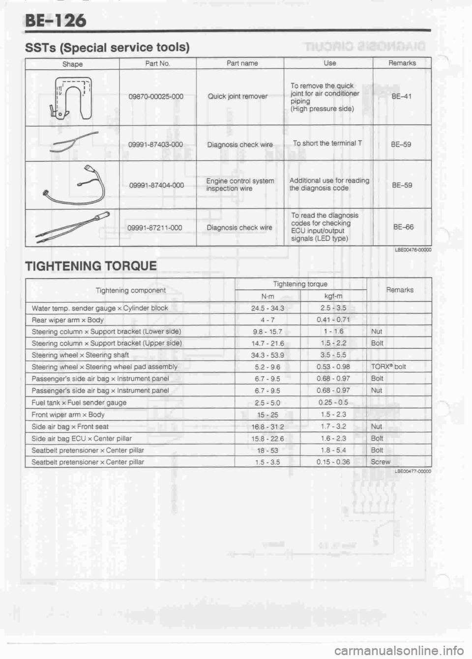 DAIHATSU MIRA 1998  Service Repair Manual 