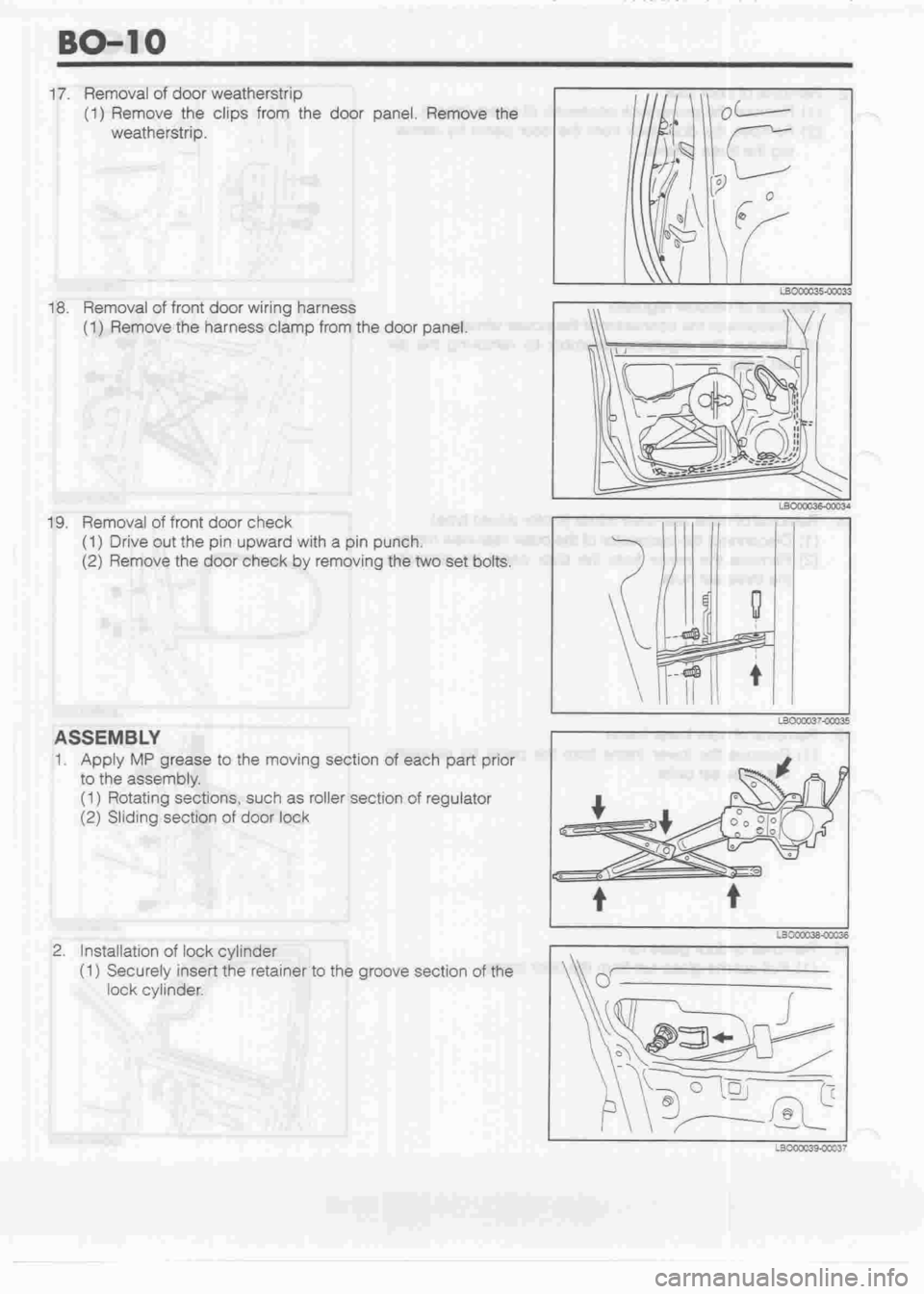 DAIHATSU MIRA 1998  Service Repair Manual 