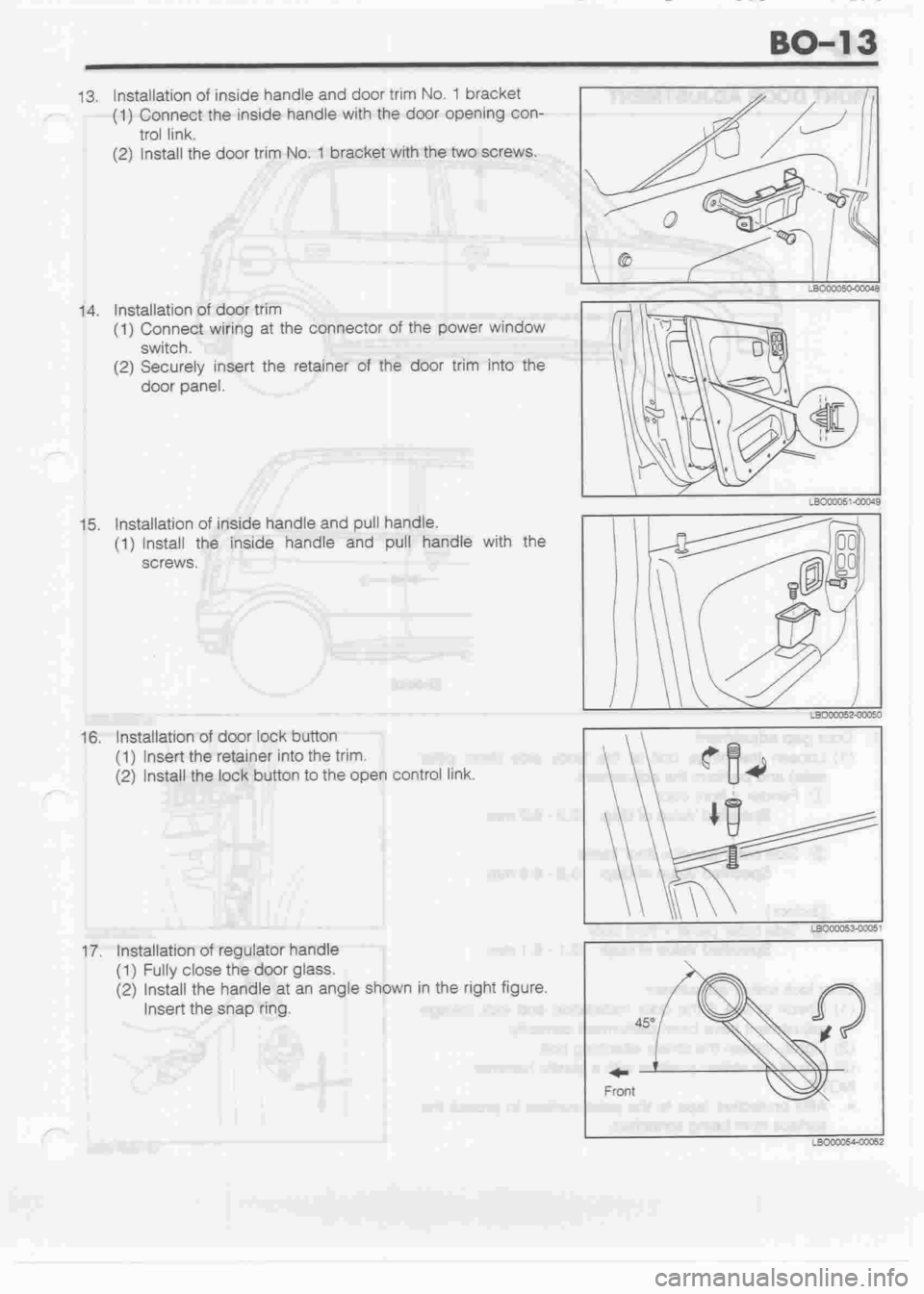 DAIHATSU MIRA 1998  Service Repair Manual 