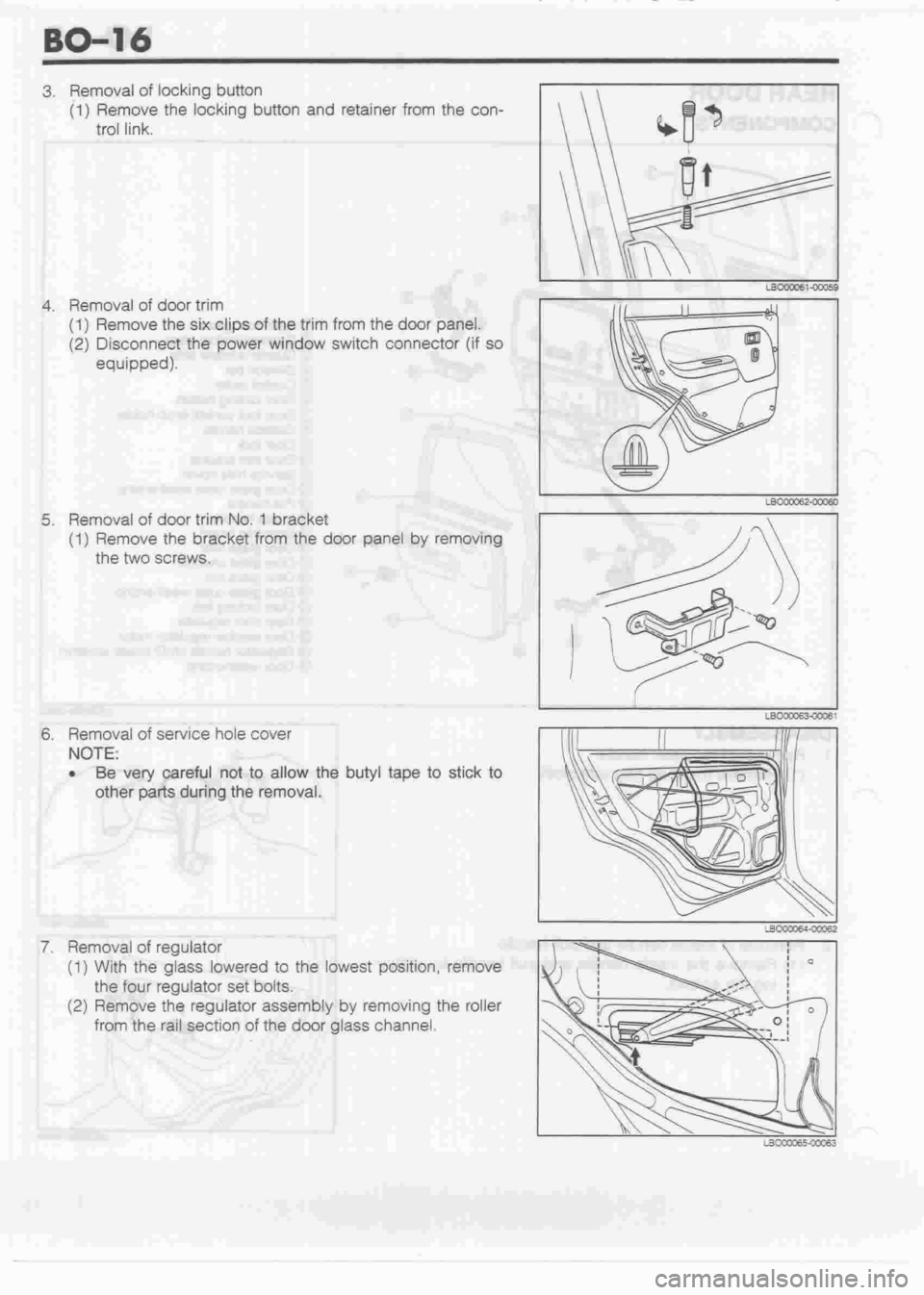 DAIHATSU MIRA 1998  Service Repair Manual 