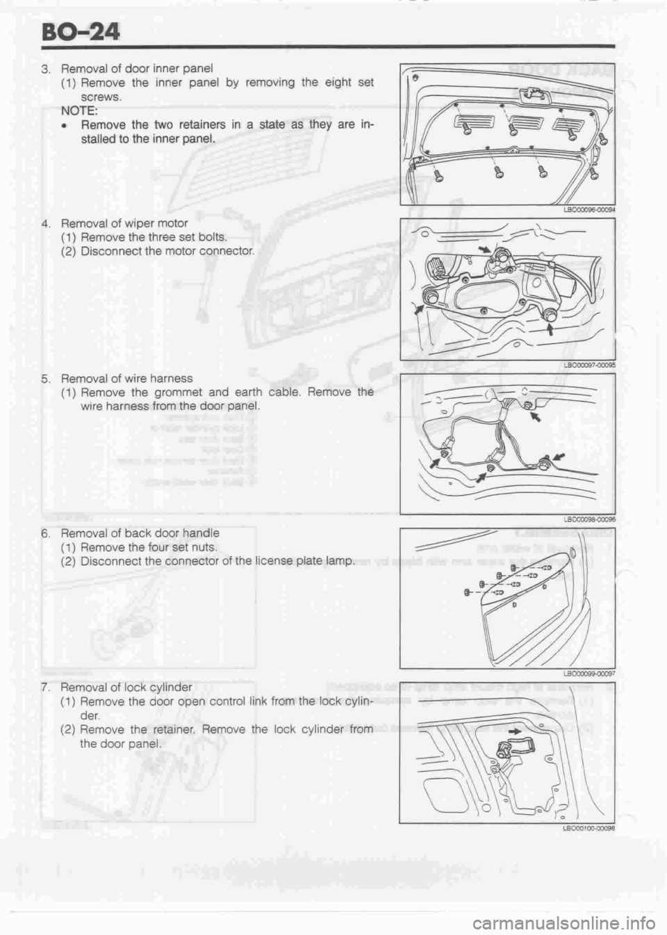 DAIHATSU MIRA 1998  Service Repair Manual 