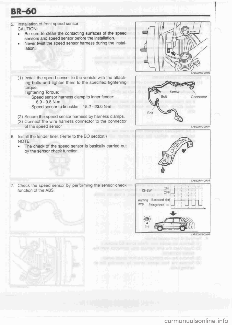 DAIHATSU MIRA 1998  Service Repair Manual 