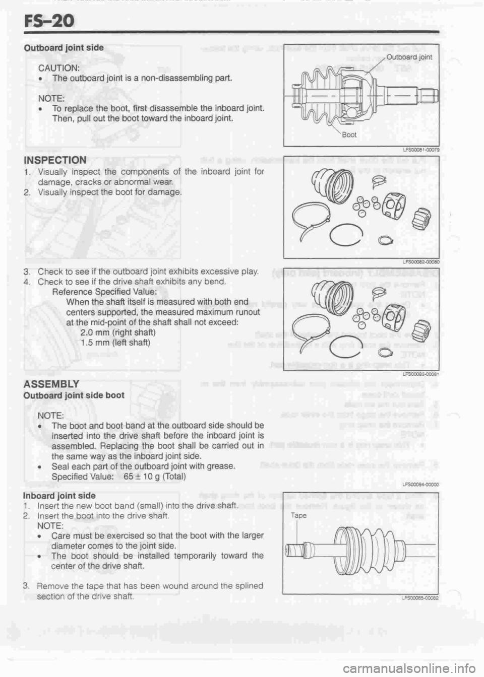 DAIHATSU MIRA 1998  Service Repair Manual 