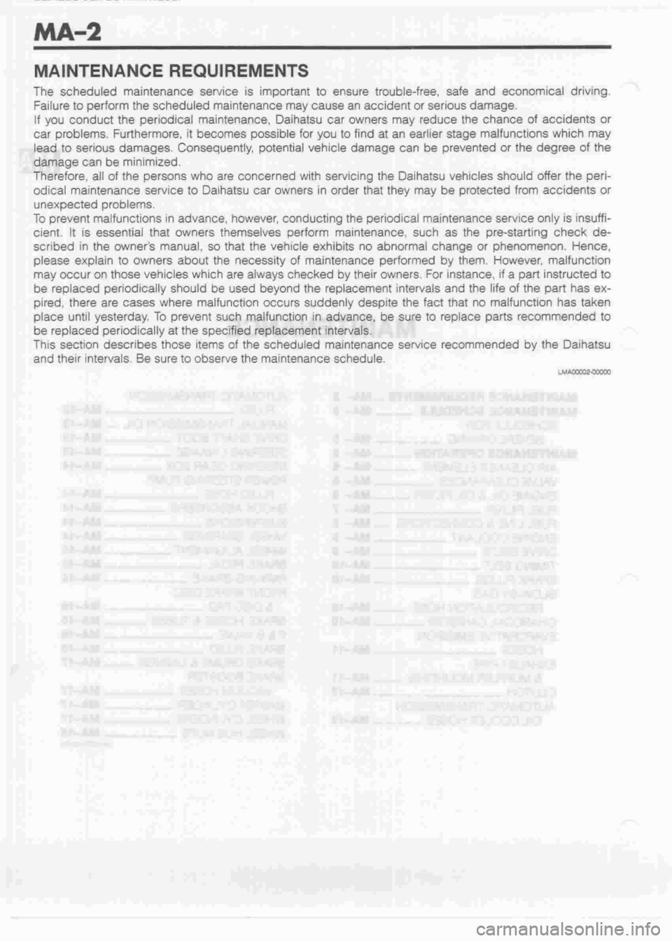 DAIHATSU MIRA 1998  Service Repair Manual 