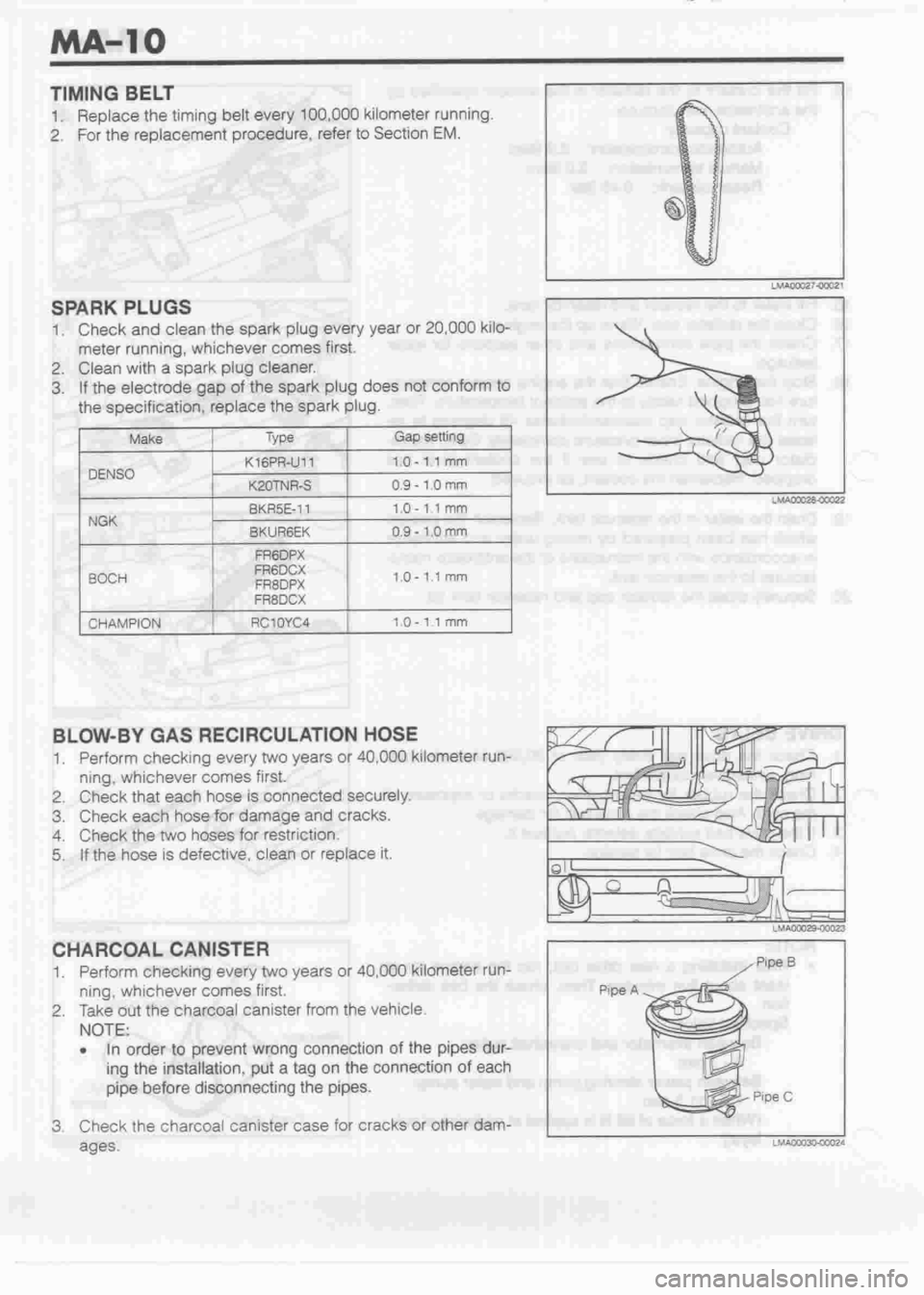 DAIHATSU MIRA 1998  Service Repair Manual 
