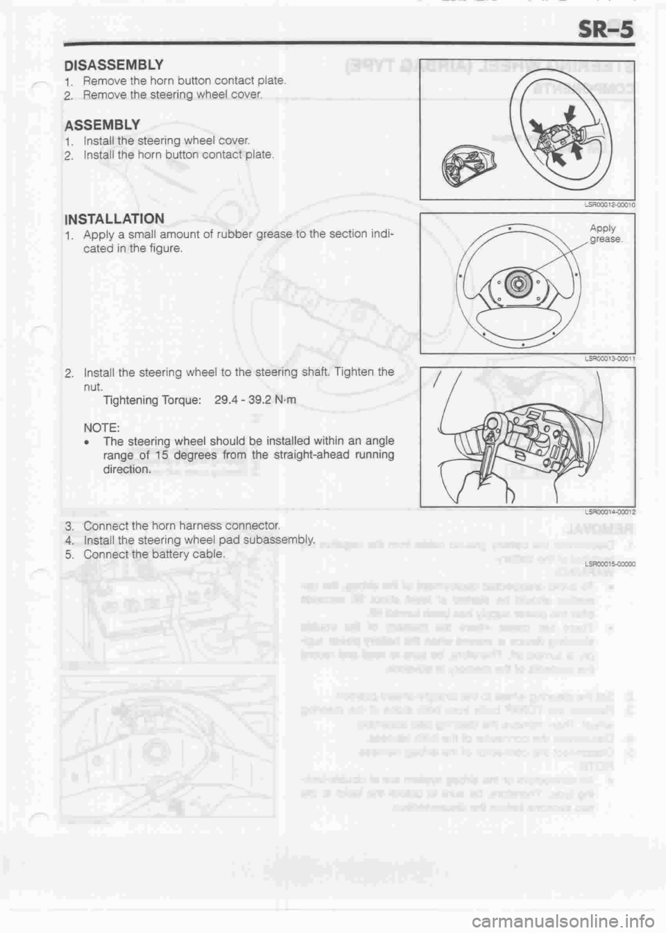 DAIHATSU MIRA 1998  Service Repair Manual 