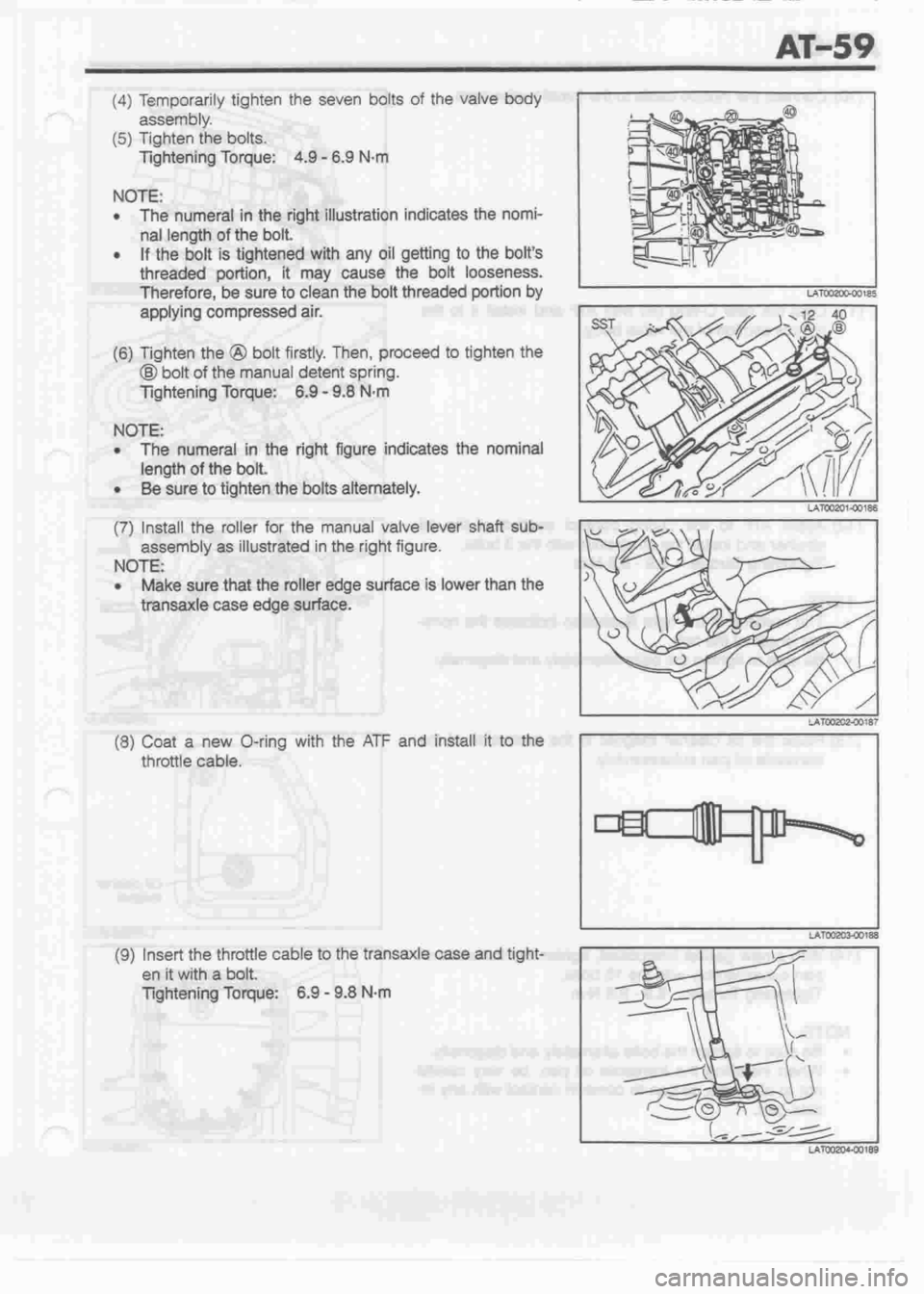 DAIHATSU MIRA 1998  Service Repair Manual 