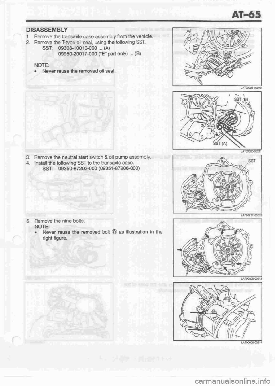 DAIHATSU MIRA 1998  Service Repair Manual 