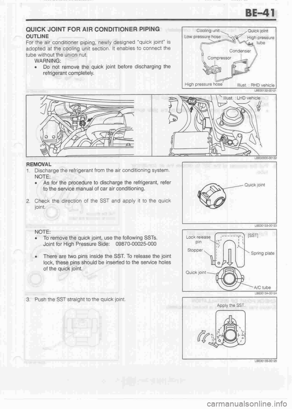 DAIHATSU MIRA 1998  Service Repair Manual 
