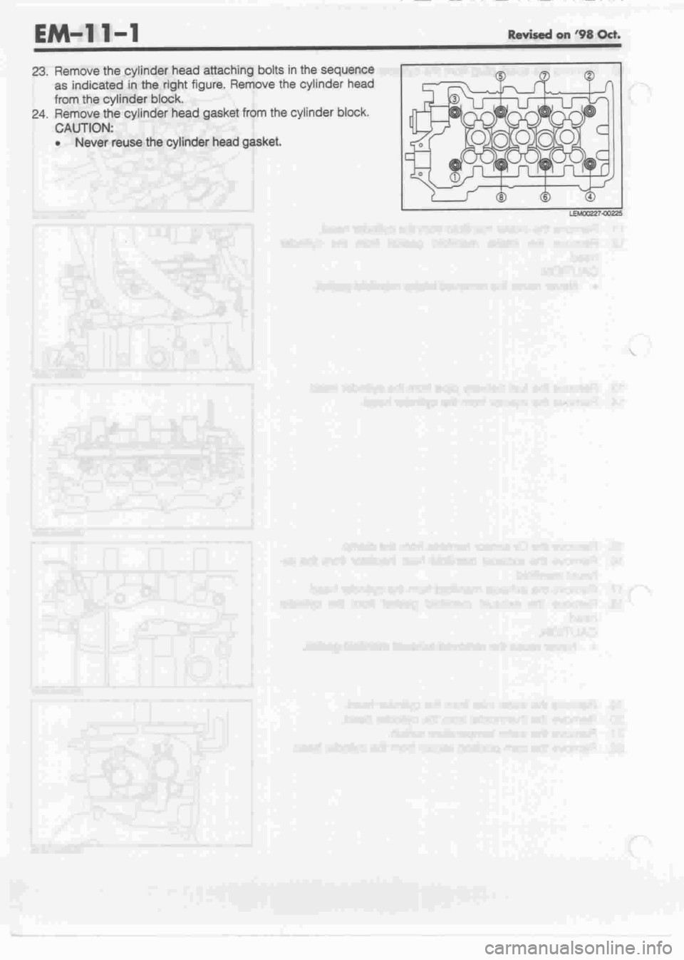 DAIHATSU MIRA 1998  Service Repair Manual 