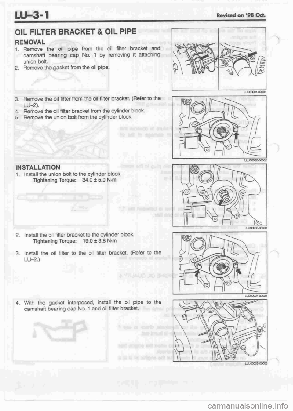 DAIHATSU MIRA 1998  Service Repair Manual 