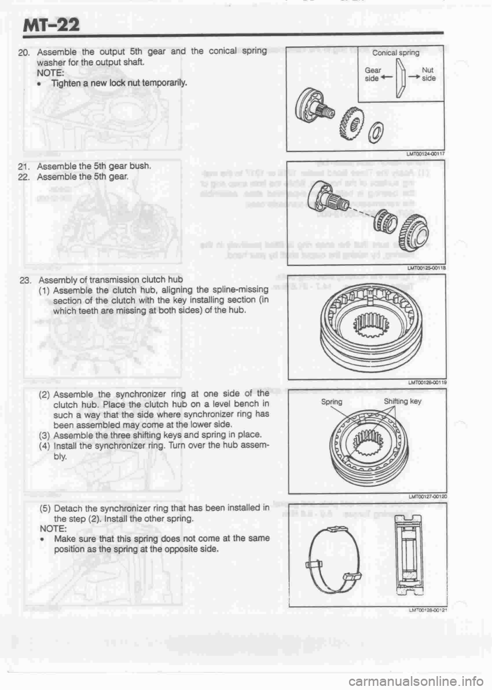 DAIHATSU MIRA 1998  Service Repair Manual 