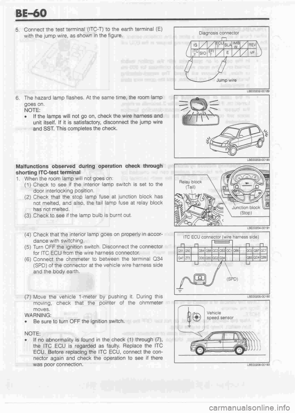 DAIHATSU MIRA 1998  Service Repair Manual 
