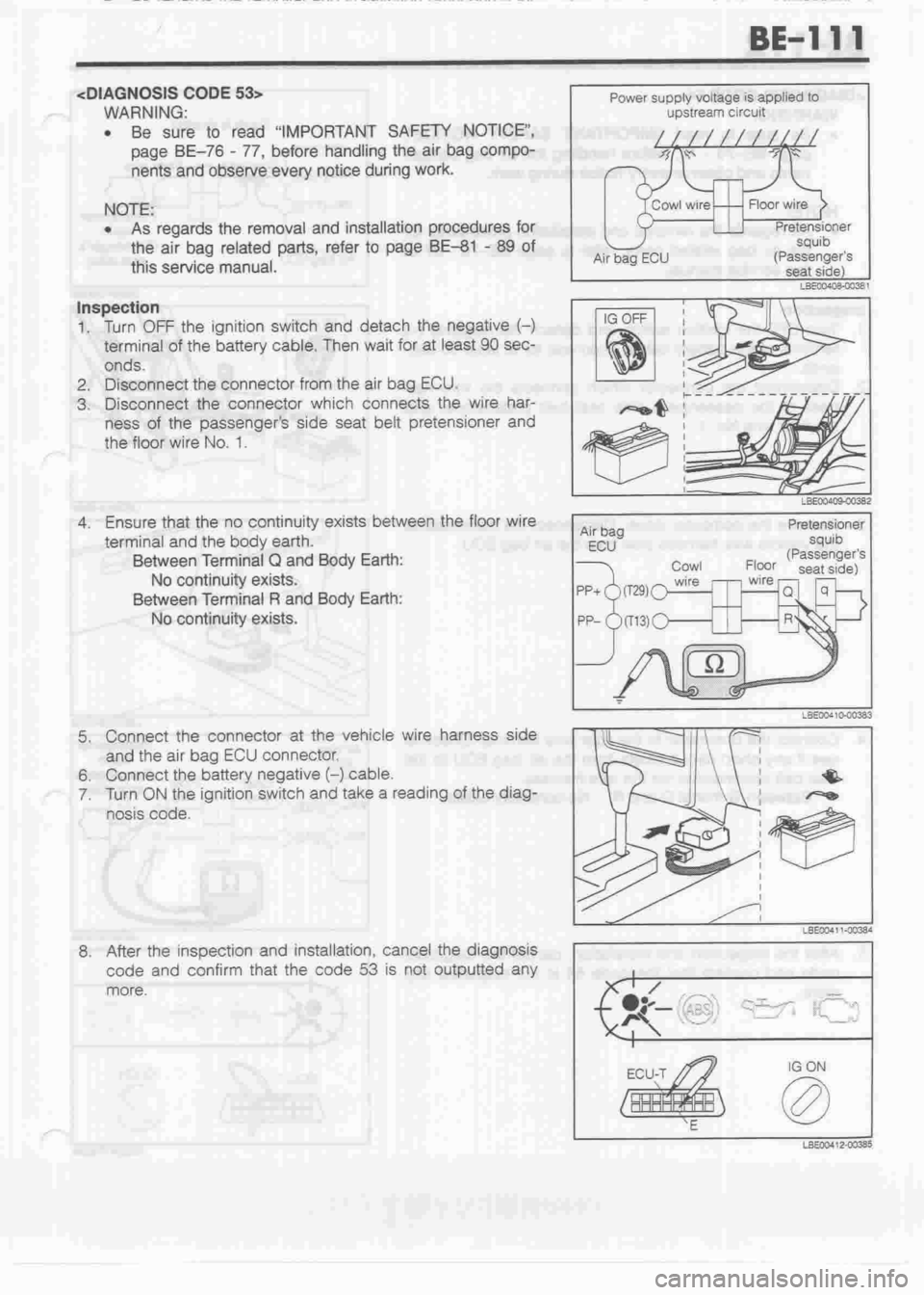 DAIHATSU MOTOR 1998  Service Repair Manual 