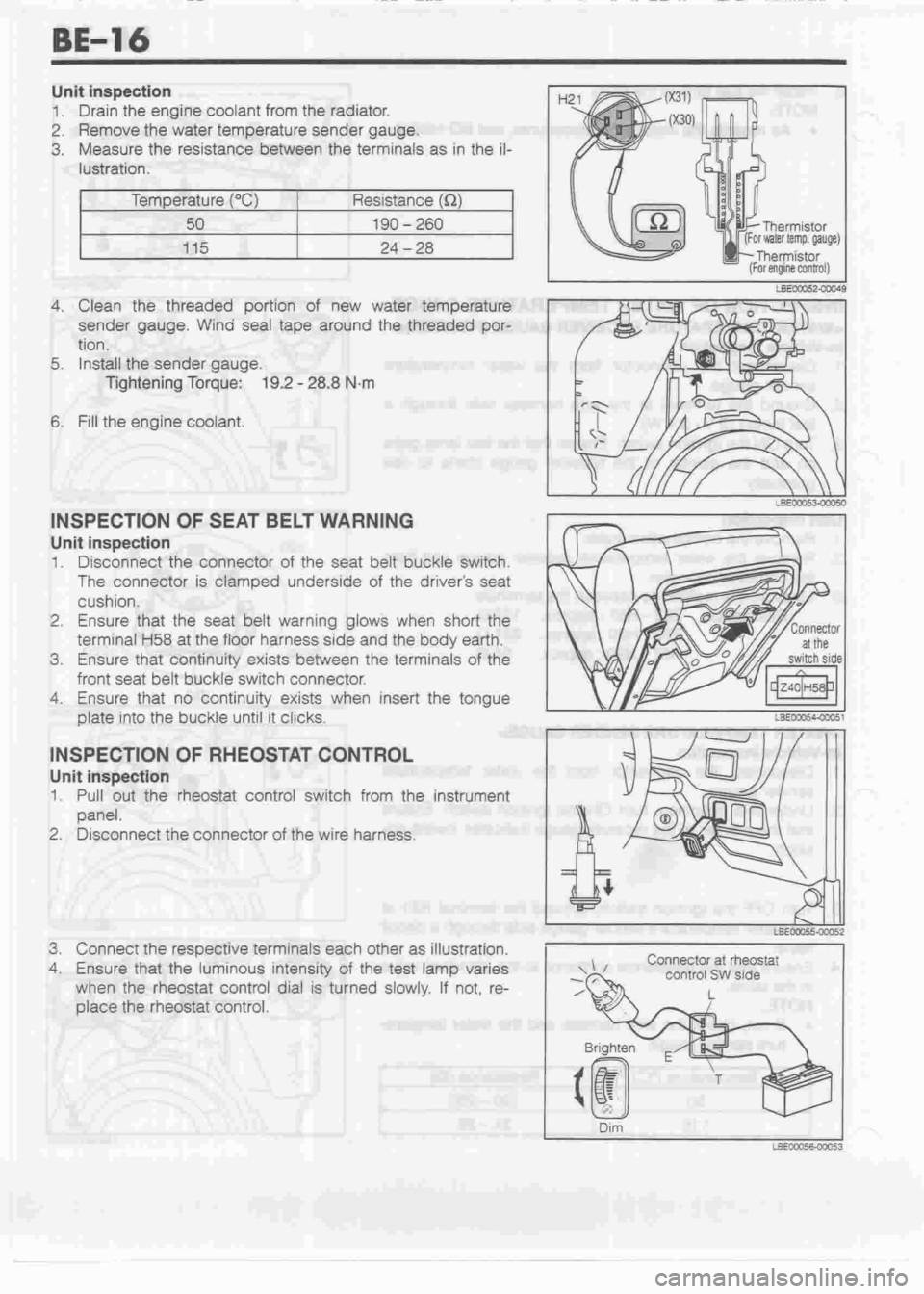 DAIHATSU MOTOR 1998  Service Repair Manual 