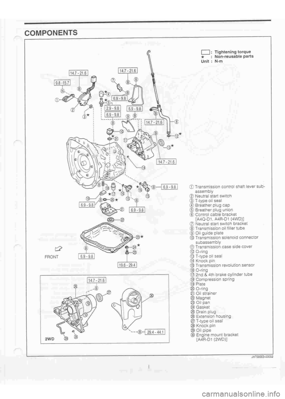 DAIHATSU TERIOS 2000  Service Repair Manual 
 
www.WorkshopManuals.co.uk

 
Purchased from www.WorkshopManuals.co.uk 