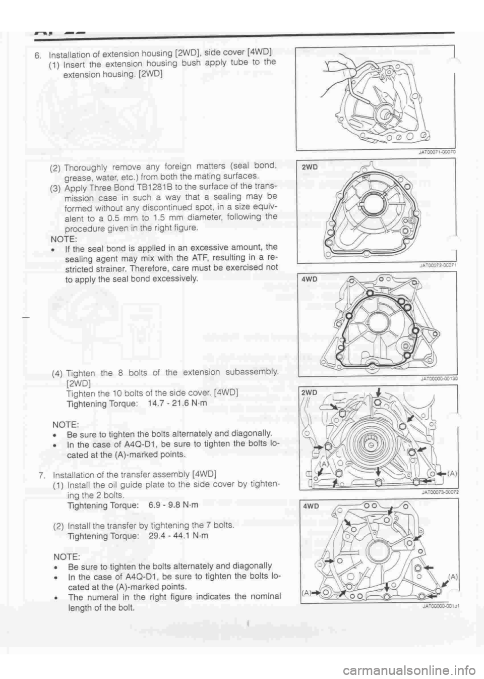 DAIHATSU TERIOS 2000  Service Repair Manual 
 
www.WorkshopManuals.co.uk

 
Purchased from www.WorkshopManuals.co.uk 