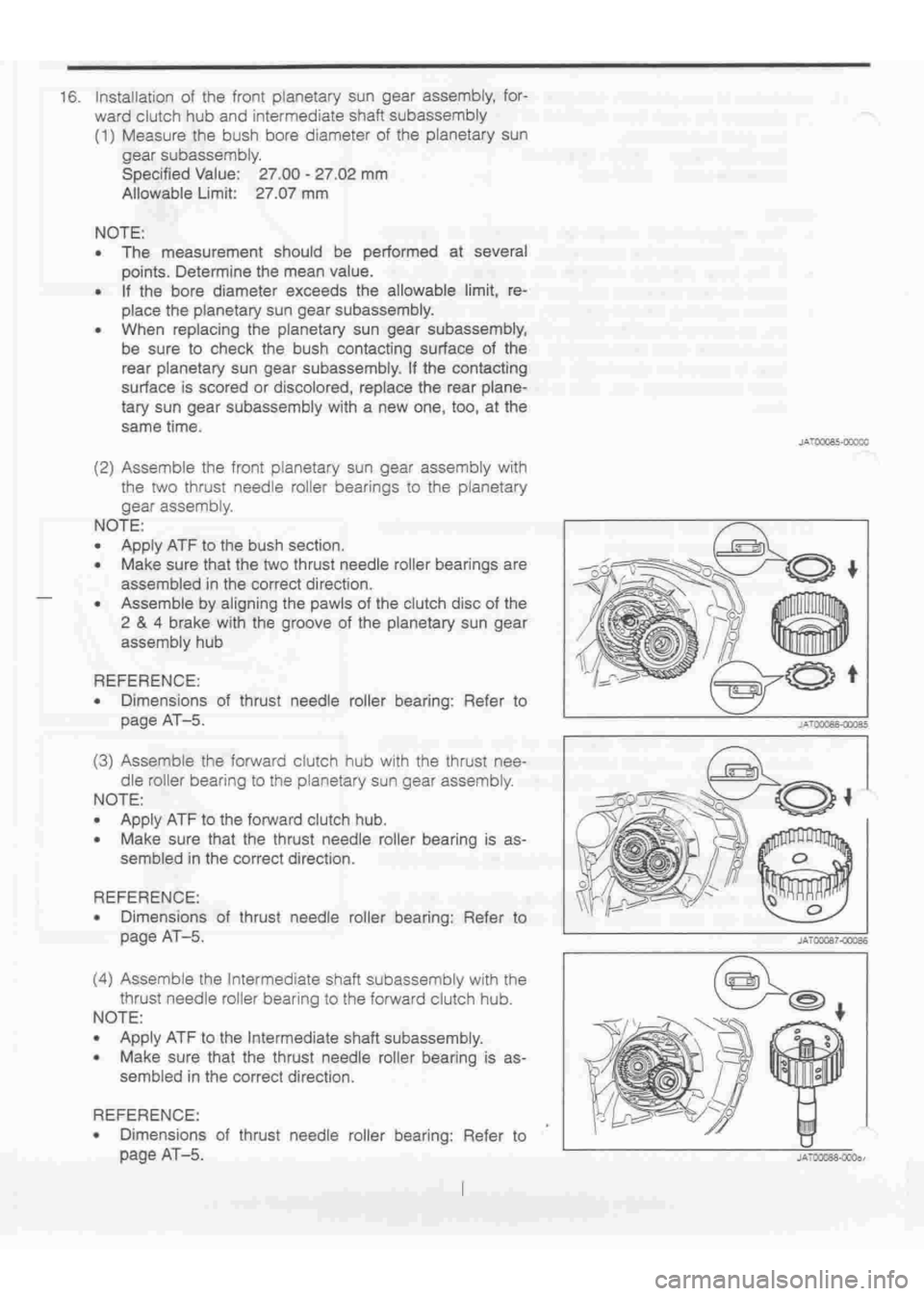 DAIHATSU TERIOS 2000  Service Repair Manual 
 
www.WorkshopManuals.co.uk

 
Purchased from www.WorkshopManuals.co.uk 