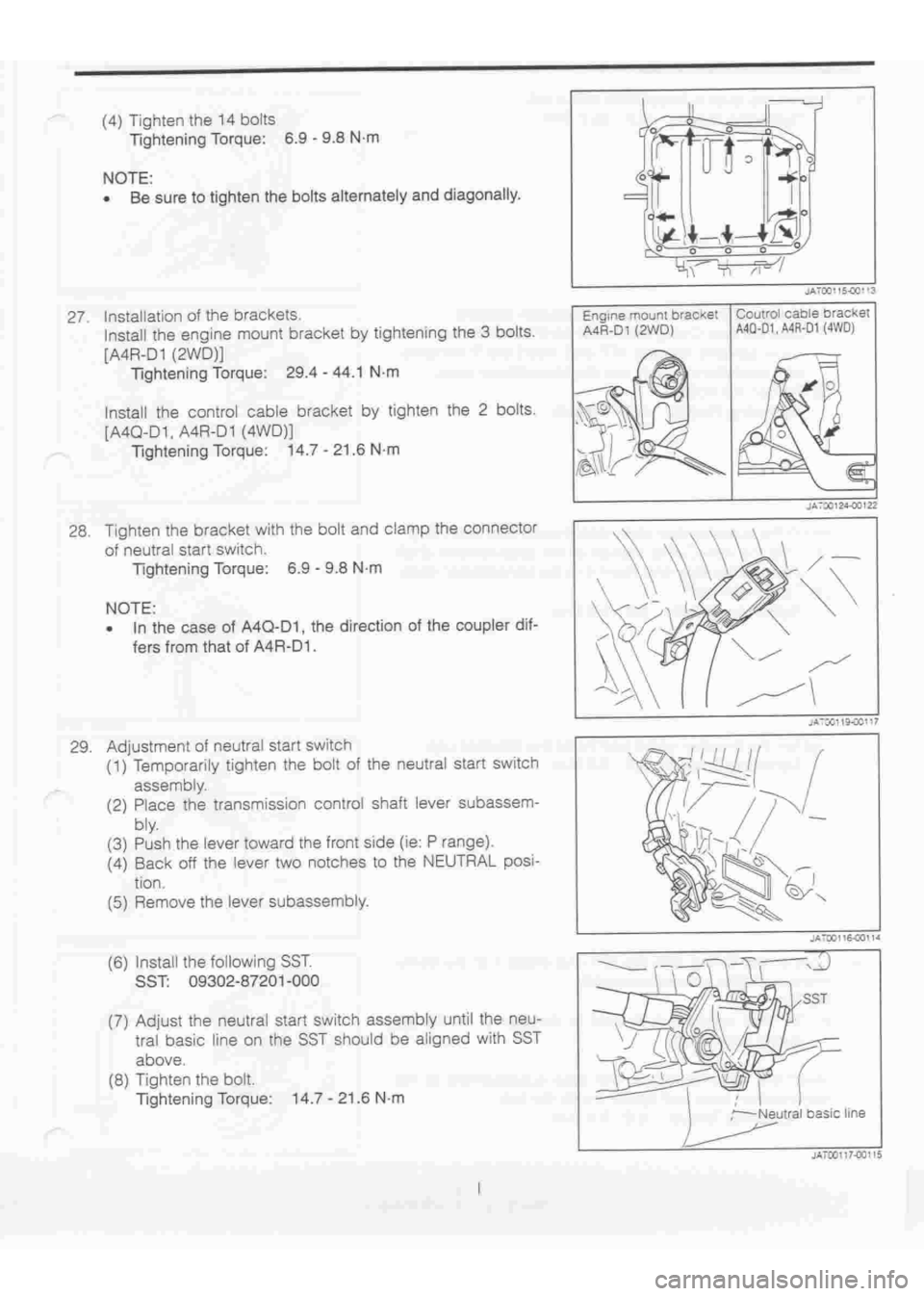 DAIHATSU TERIOS 2000  Service Repair Manual 
 
www.WorkshopManuals.co.uk

 
Purchased from www.WorkshopManuals.co.uk 