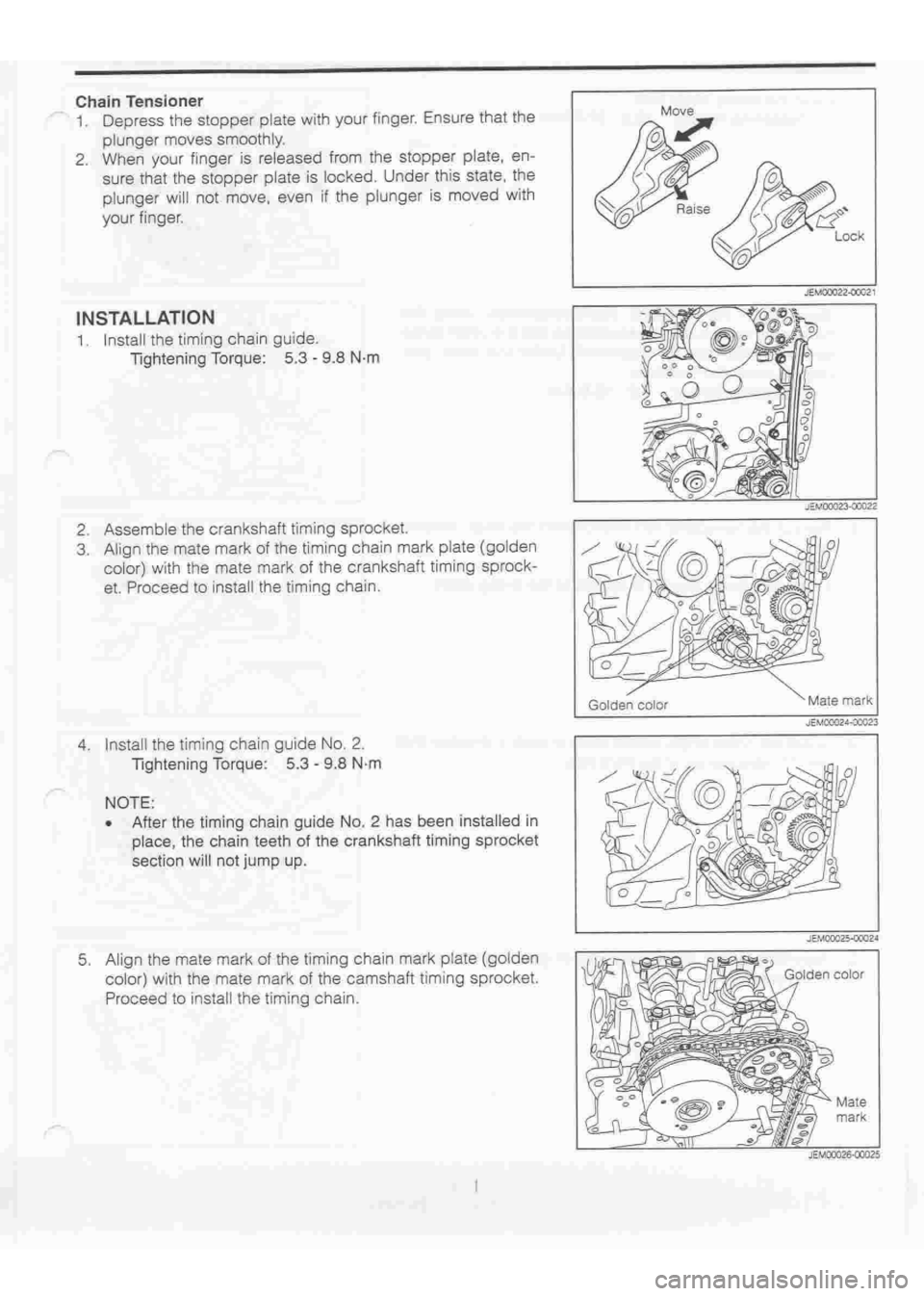DAIHATSU TERIOS 2000  Service Repair Manual 
 
www.WorkshopManuals.co.uk

 
Purchased from www.WorkshopManuals.co.uk 