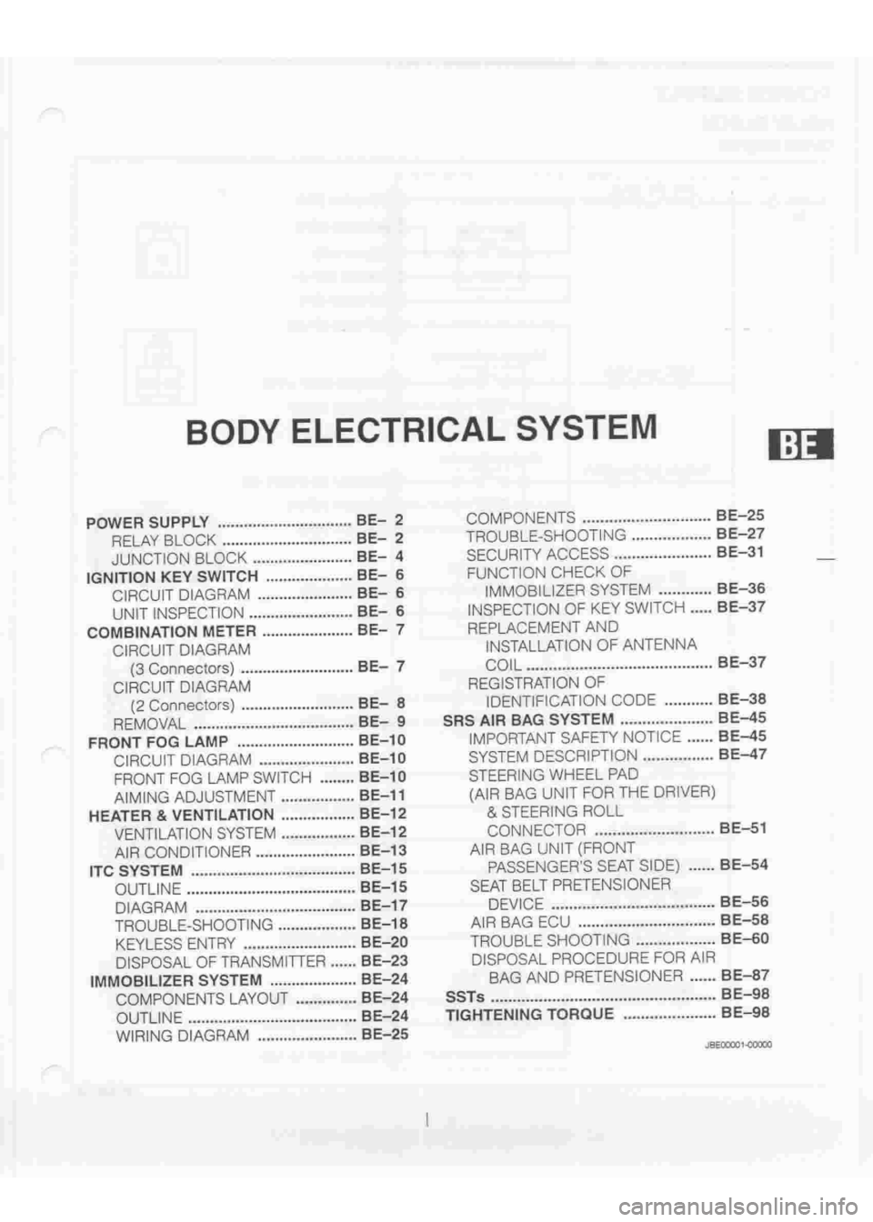 DAIHATSU TERIOS 2000  Service Repair Manual 
 
www.WorkshopManuals.co.uk

 
Purchased from www.WorkshopManuals.co.uk 