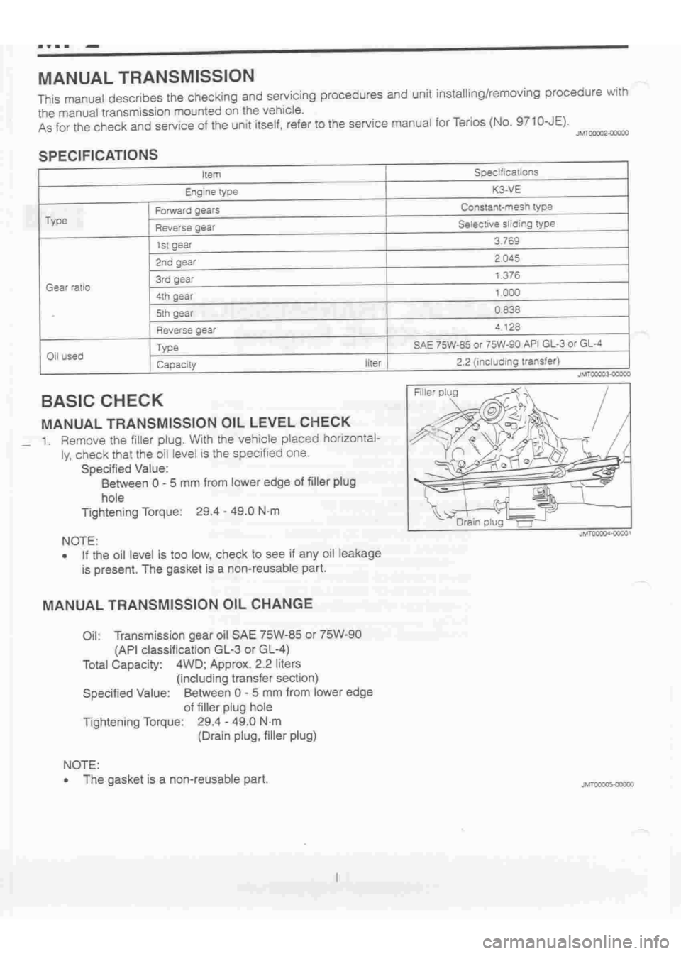 DAIHATSU TERIOS 2000  Service Repair Manual 
 
www.WorkshopManuals.co.uk

 
Purchased from www.WorkshopManuals.co.uk 