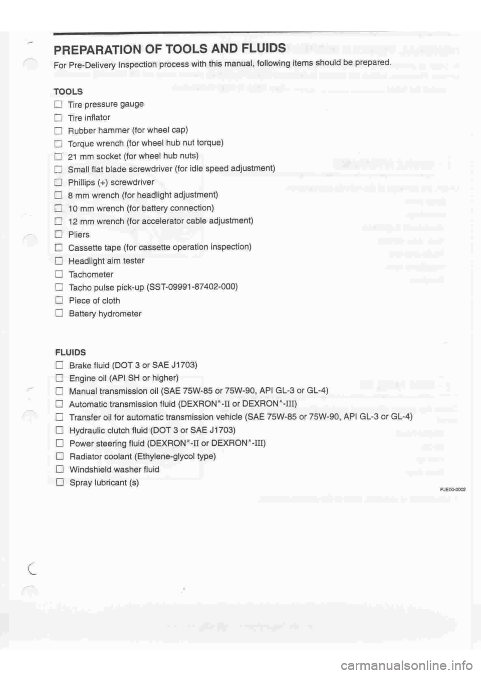 DAIHATSU TERIOS 2000  Service Repair Manual 
 
www.WorkshopManuals.co.uk

 
Purchased from www.WorkshopManuals.co.uk 